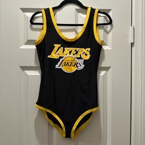 Lakers One Piece - Black and Yellow